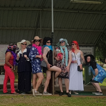 Group fun at Rockingham Golf Driving Range