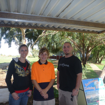 Group fun at Rockingham Golf Driving Range