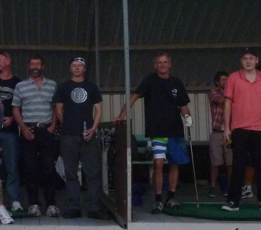 Group fun at Rockingham Golf Driving Range