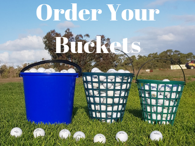 Order your buckets of balls at Rockingham Golf Driving Range